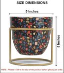 The Ghar Decorative Pots for Indoor Plants (Multicolour)