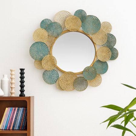 Sunburst Bloom Wall Mirror