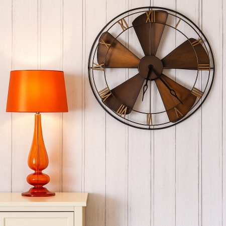Vintage Industrial Wall Clock