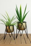 Chic Metal Planters ( Set of 2)